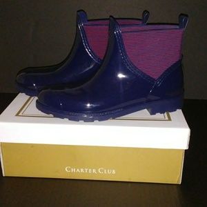 Charter Club Lavanna Rain Boots Size 9